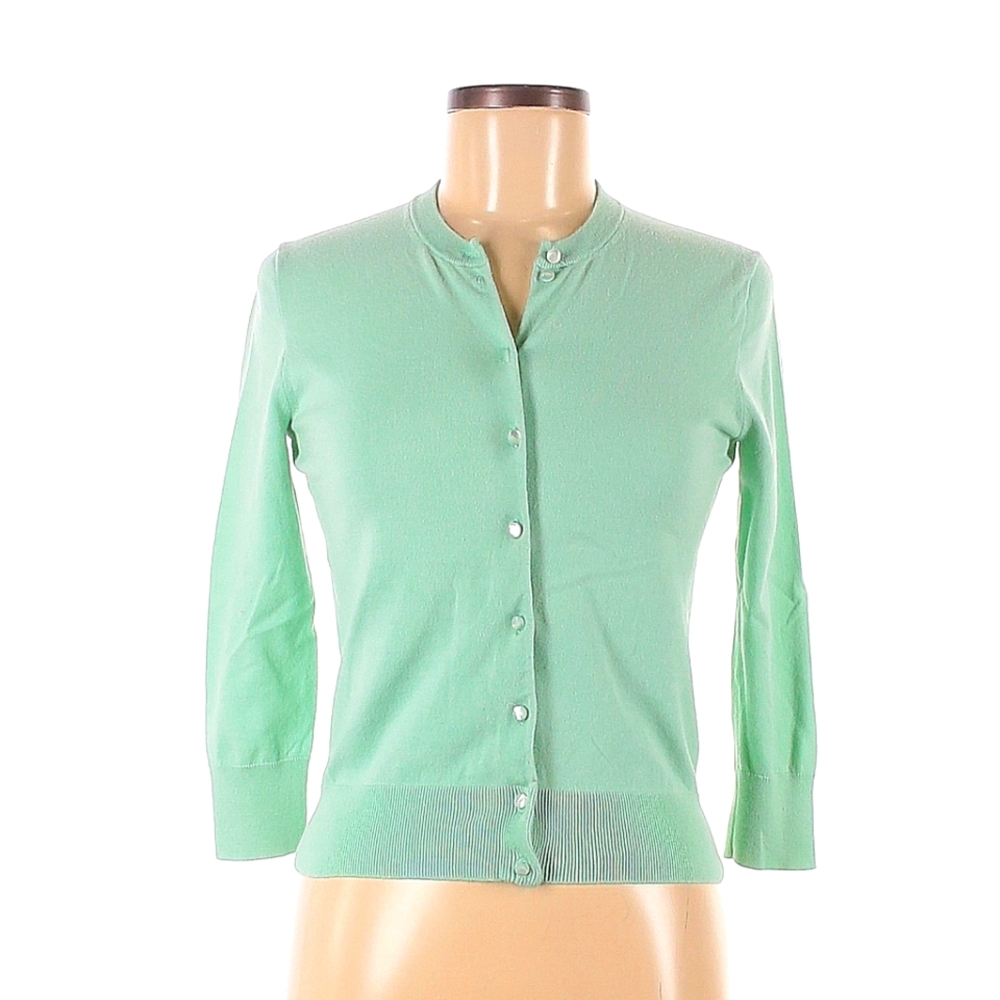 J. Crew Mint 3/4 Sleeve Cardigan (S)